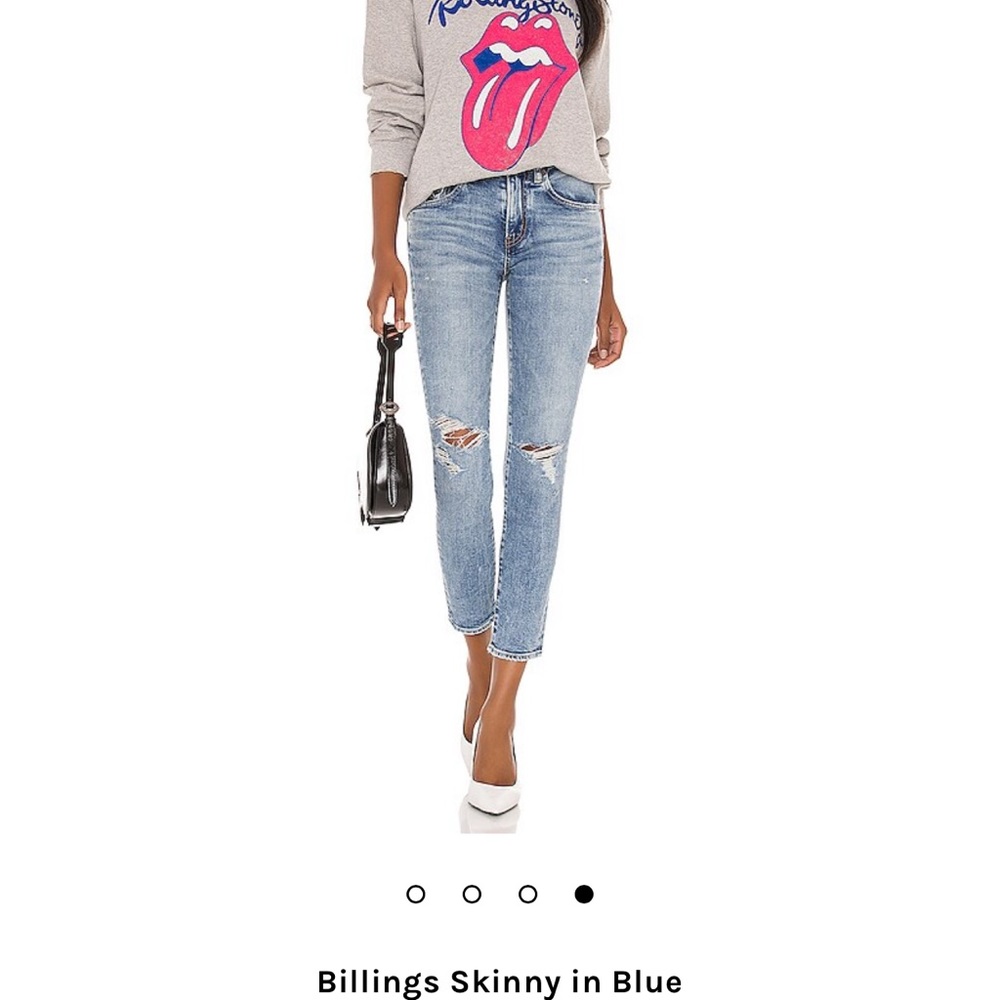 NWT 26 Moussy Vintage Billings Skinny in Blue